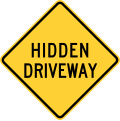 Hidden driveway