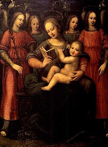 Madonna con Bambino e quattro angeli