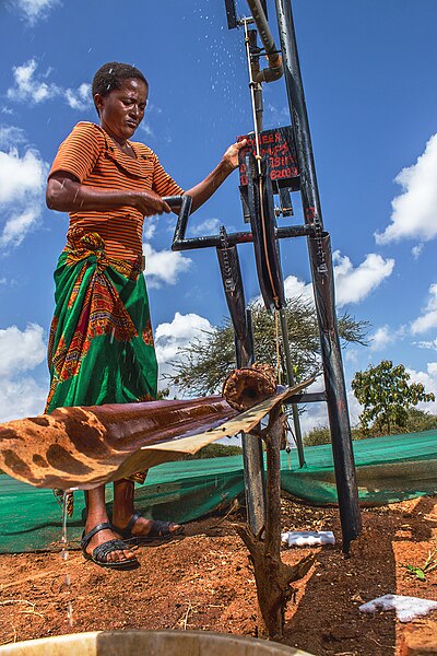 File:Makueni woman fetching water.jpg