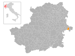 Cavagnolo - Localizazion