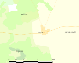 Mapa obce La Selve