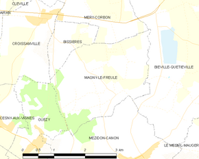 Poziția localității Magny-le-Freule