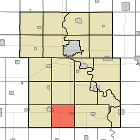 Lost Grove Township'in Konumu