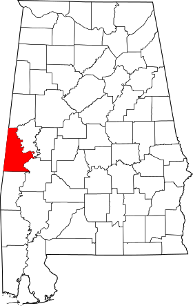 Localisation de Comté de Sumter(Sumter County)