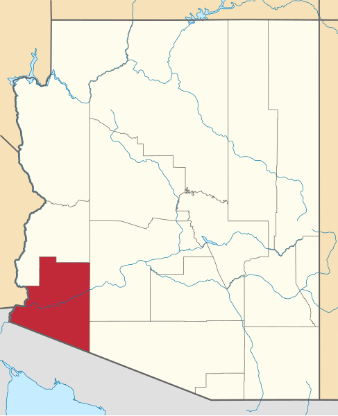 File:Map of Arizona highlighting Yuma County.svg