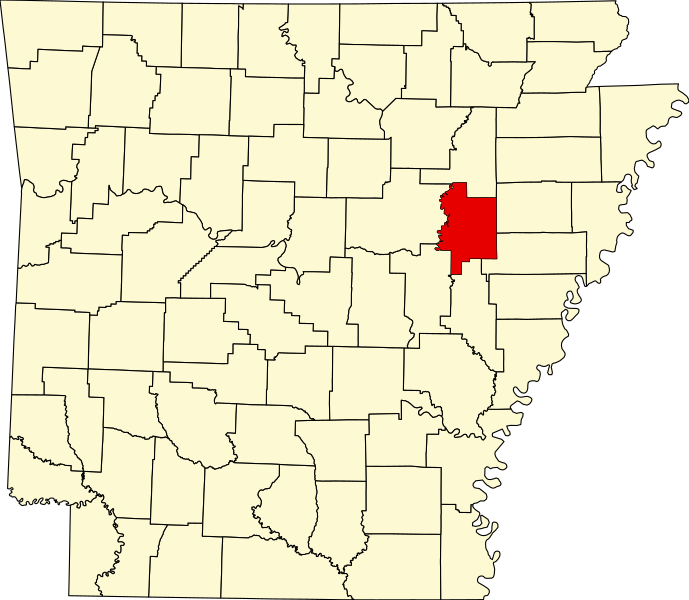 صورة:Map of Arkansas highlighting Woodruff County.svg