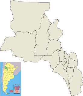 Розташування міста на мапі провінції Катамарка
