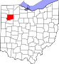 Comitatul Putnam map