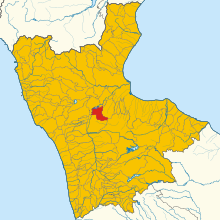 Localisation de Santa Sofia d'Epiro