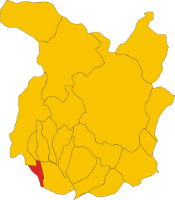 Localizarea Chiesina Uzzanese în Provincia Pistoia