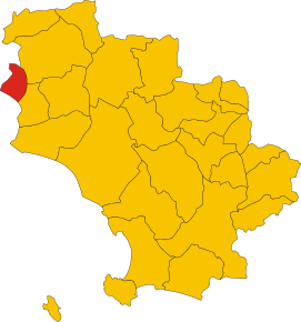 Localizarea Follonica în Provincia Grosseto