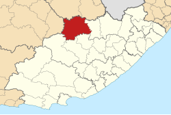 Location in the Eastern Cape