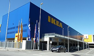 Ikea i Marineda City i A Coruña i Spanien.