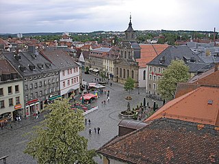 Bayreuth Town in Bavaria, Germany