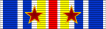 Medaille des Blesses de Guerre (mit 2 Etoiles) ribbon.svg
