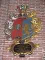 Rīgas birģermeistara Melhiora Vīdava epitāfija Rīgas Sv. Pētera baznīcā.