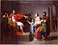 Eponine et Sabinus devant Vespasien (1802) Alexandre Menjaud