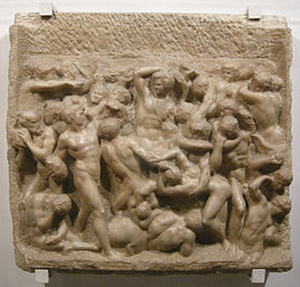 Michelangelo, centauromachia, 1492 ca. 01.JPG