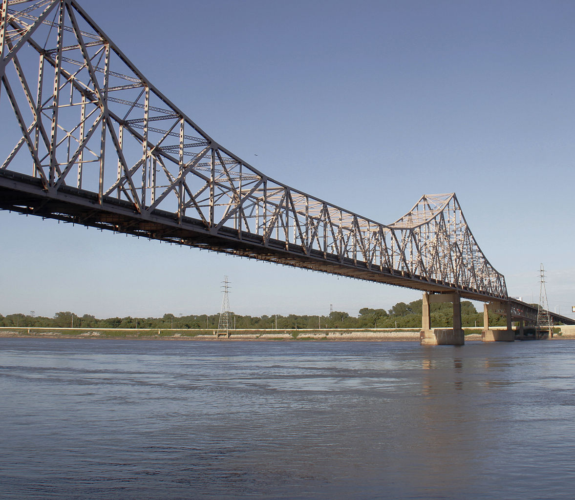 File:Mississippi River bridge from St. Louis, Mo to 0 - Wikimedia Commons