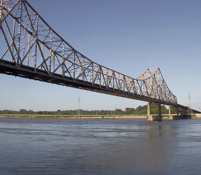 File:Mississippi River bridge from St. Louis, Mo to Illinois.jpg