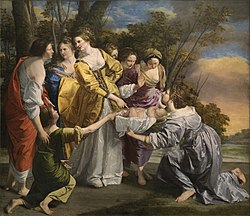 The version of Finding of Moses in Madrid Moises salvado de las aguas (Orazio Gentileschi).jpg