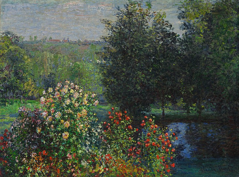 File:Monet - Rosenstraeucher im Garten von Montgeron.jpg