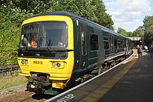 A Class 166 at Montpelier with an Avonmouth service