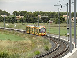 Tram naar Montpellier