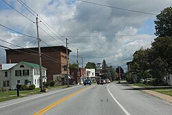 downtown Mooers on US Route 11