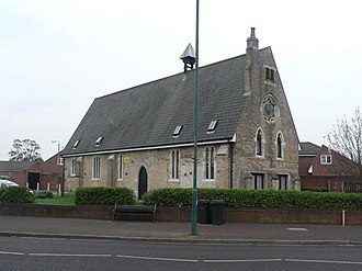 The old school-chapel at Moordown, erected in 1853. Moordown, the old school - geograph.org.uk - 702421.jpg