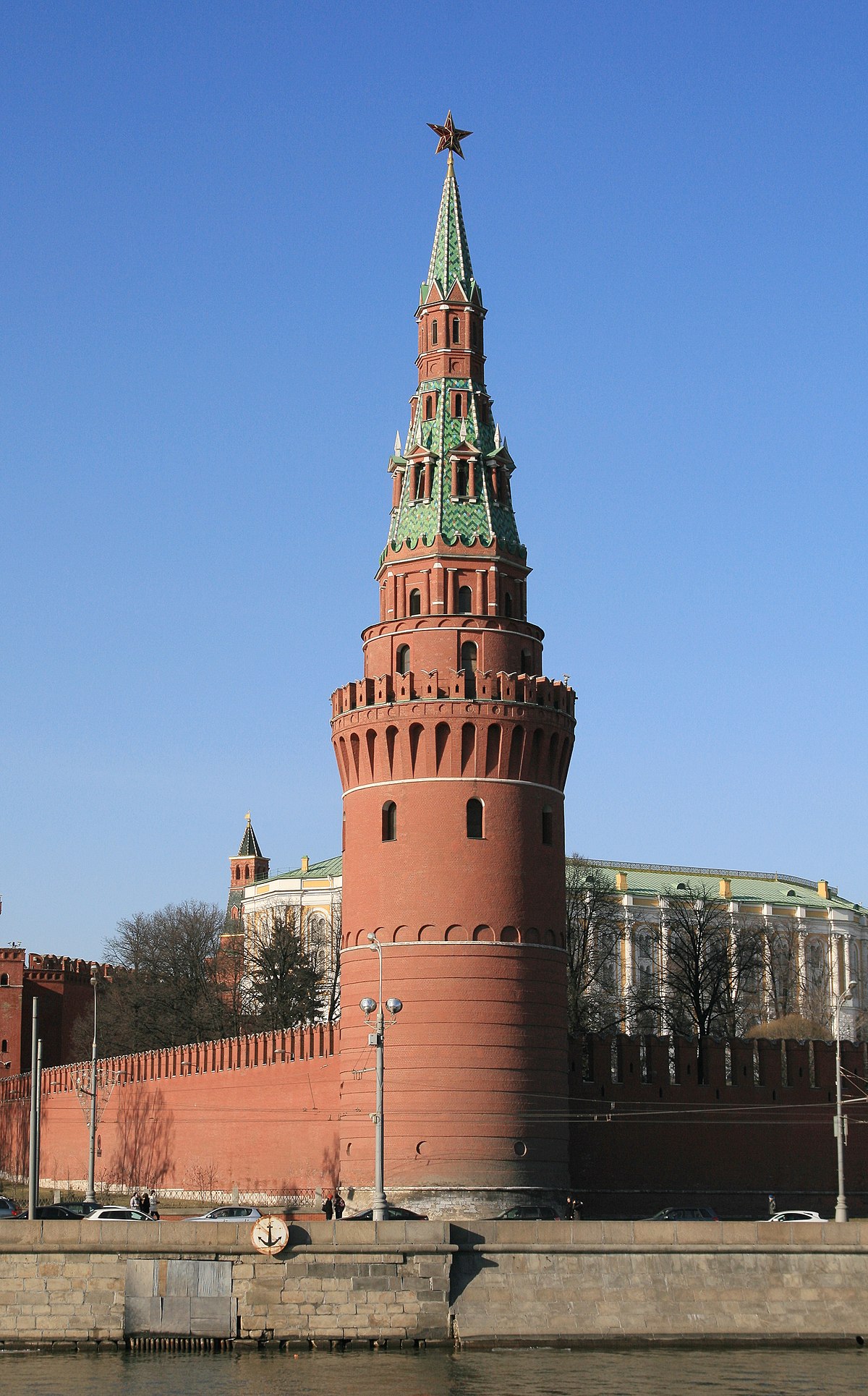 водовзводная башня московского кремля