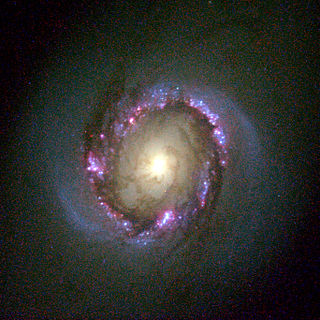 NGC 4314 Barred spiral galaxy in the constellation Coma Berenices