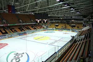 Game between HC Lugano and Genève-Servette HC on October 18, 2014