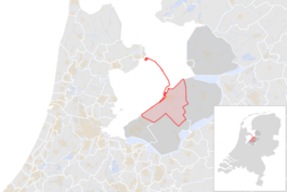 Locatie van de gemeente Lelystad (gemeentegrenzen CBS 2016)
