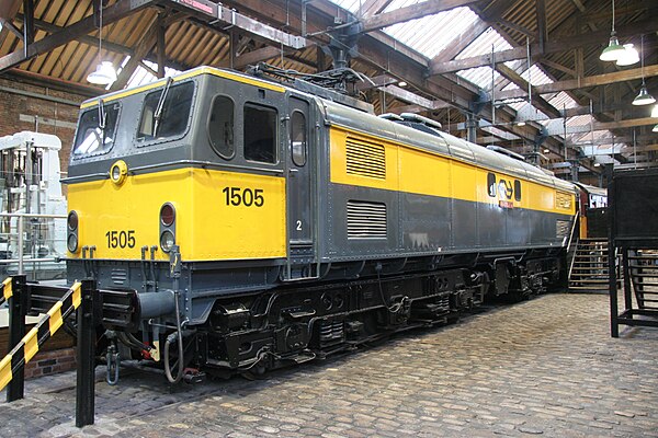 NS 1500 Class no. 1505 at Manchester Museum of Science and Industry