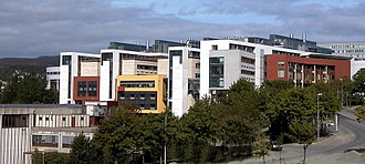 NTNU Natural Science Building (2000), known as Realfagbygget, seen from southern Gloshaugen NTNU Natural Science.jpg