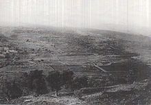 The Nablus Road, Ain Sinai and Yebrud (photo taken by 230th Bde). Nablus road; Ain Sinai and Yebrud (1918) (IWM Q12647).jpeg