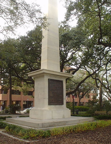 Nathanael Greene Monument in Savannah, Georgia