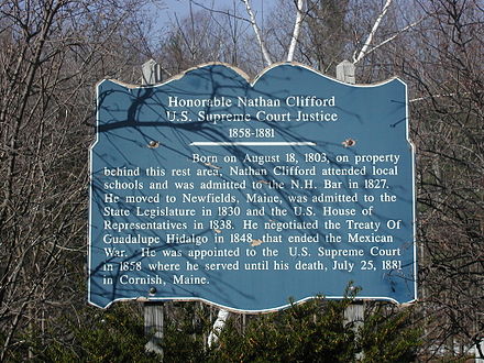 Nathan Clifford Historic Marker