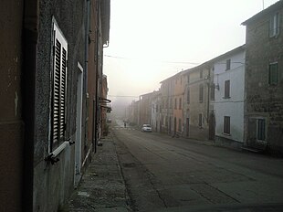 La nebbia a Castel Cellesi