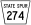 Nebraska State Spur 274.svg