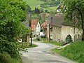 Čeština: Obec Nenačovice a její okolí nedaleko české metropole. Zde ulice v obci, vedoucí od Malých Přílep (zhruba) nápověda English: Town of Nenačovice and its surrounding nature in Central Bohemian region, CZ help