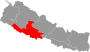 Provincie Lumbiní na mapě Nepálu