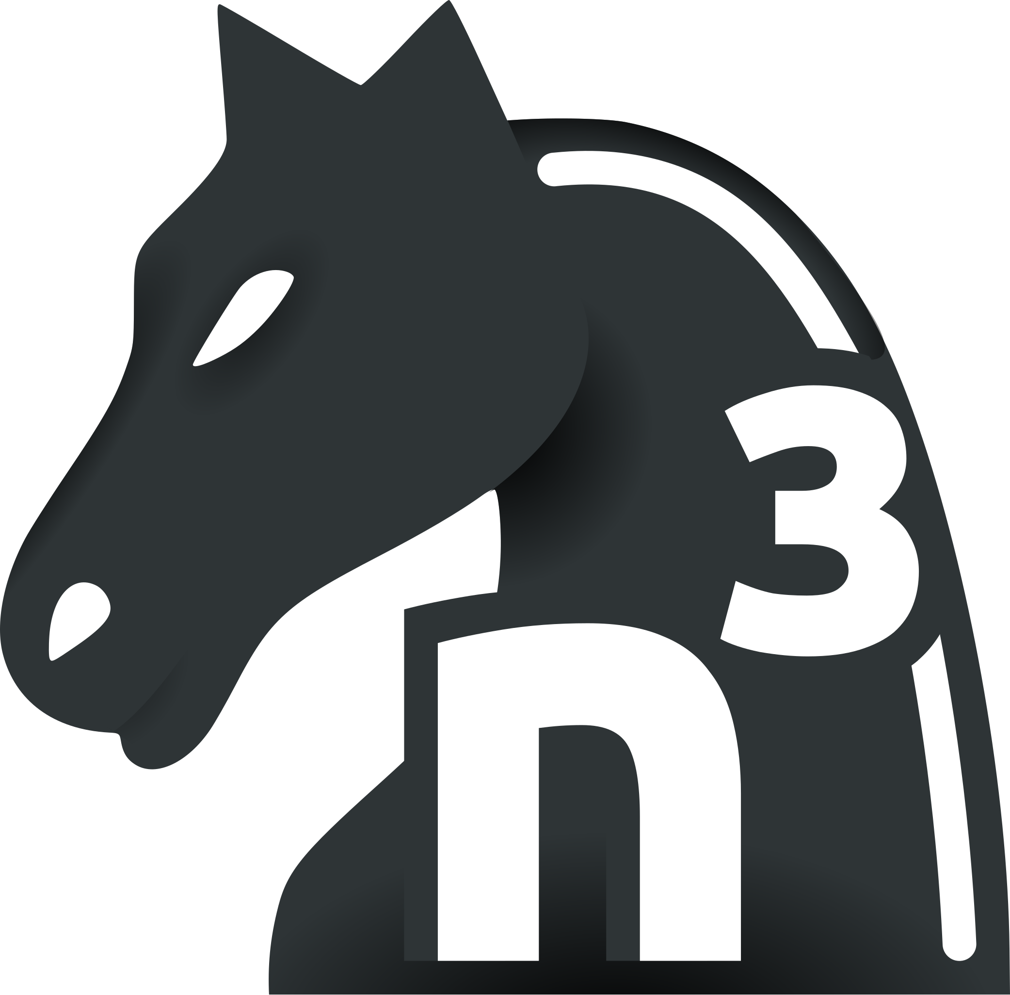 Horse Black Head Shape Of A Chess Piece Vector SVG Icon (2) - SVG Repo