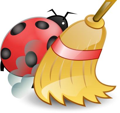 File:Nuvola apps bug and broom.svg