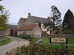 Moated site at Nye Farm Nye Farm, Nye (geograph 2139033).jpg