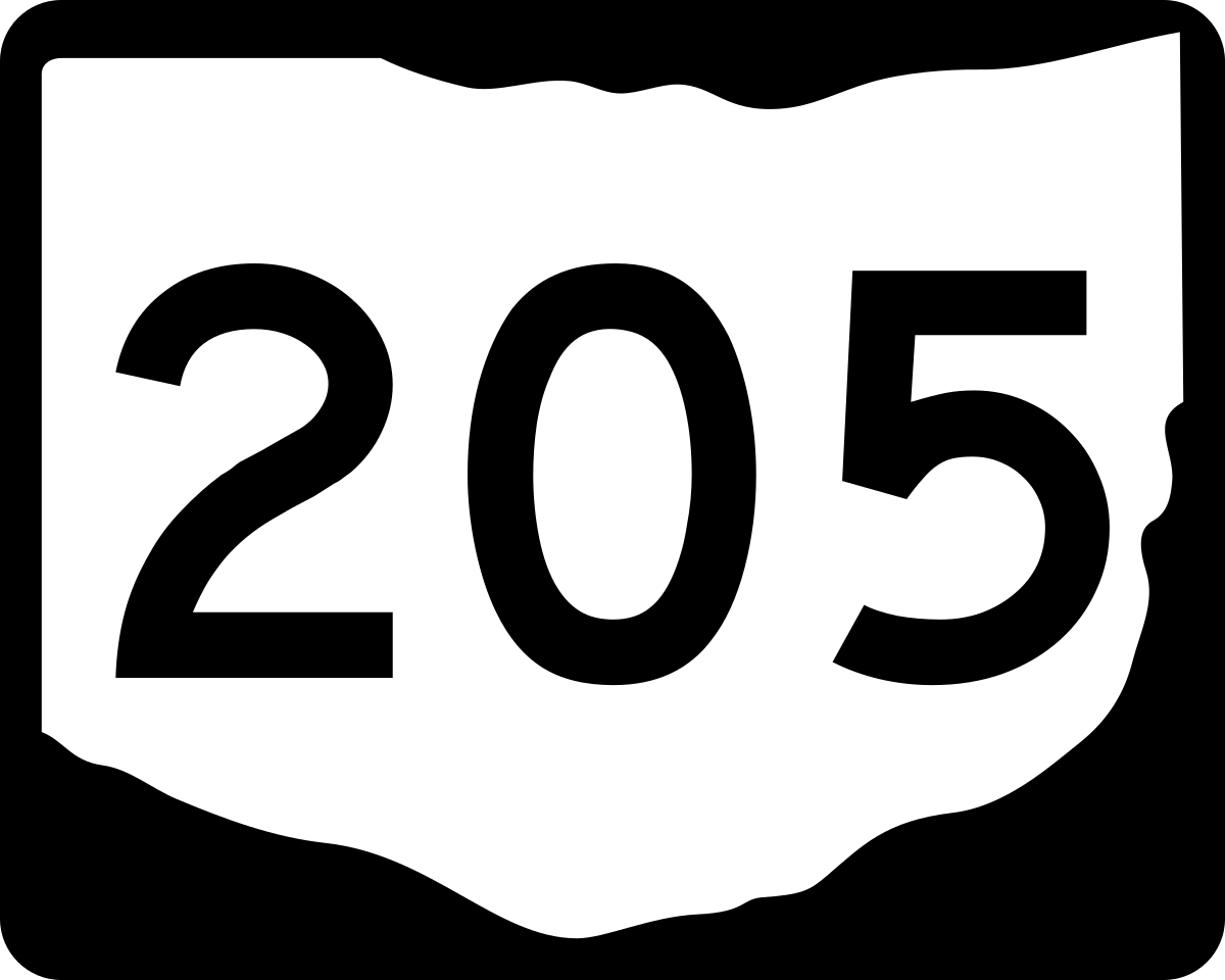 Ohio State Route 205. 