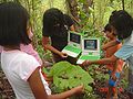 OLPC pilot Thailand - Ban Samkha - hiking.