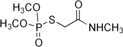 Structural formula of omethoate