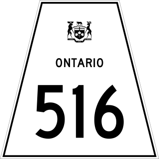 <span class="mw-page-title-main">Ontario Highway 516</span> Ontario provincial highway